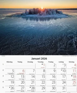 Väggkalender 2026 Svenska kusten
