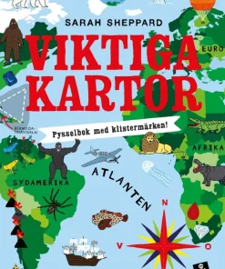 Viktiga kartor : pysselbok med klistermärken