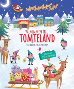 Välkommen till tomteland : pysselbok med klistermärken